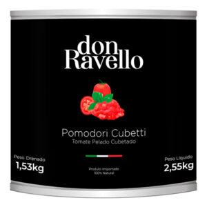 POMODORI PELATI CUBETADO - DON RAVELLO - 6X2,55KG