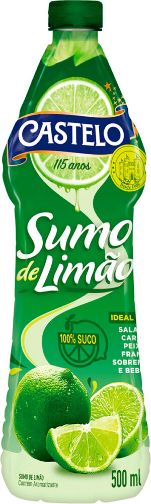 SUMO DE LIMAO CASTELO 12X500ML