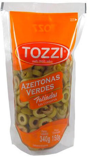 AZEITONA VERDE TOZZI FATIAD.24X150GRS SACHE