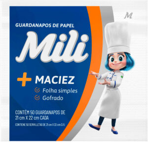 GUARDANAPOS MILI 21X22CM 72X50FLS