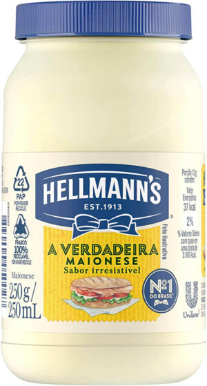 MAIONESE HELLMANS 24X250GRS PET