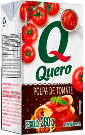 POLPA DE TOMATE QUERO 24X260GRS TP